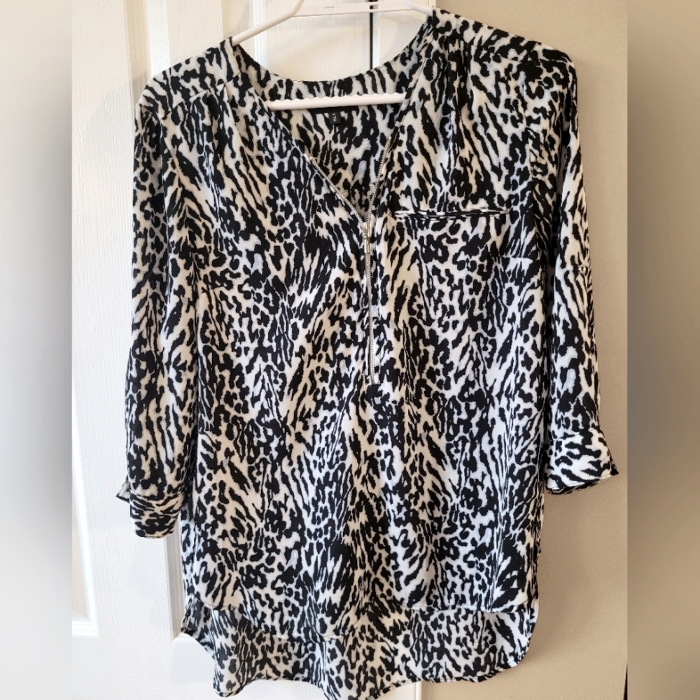 Zebra print blouse